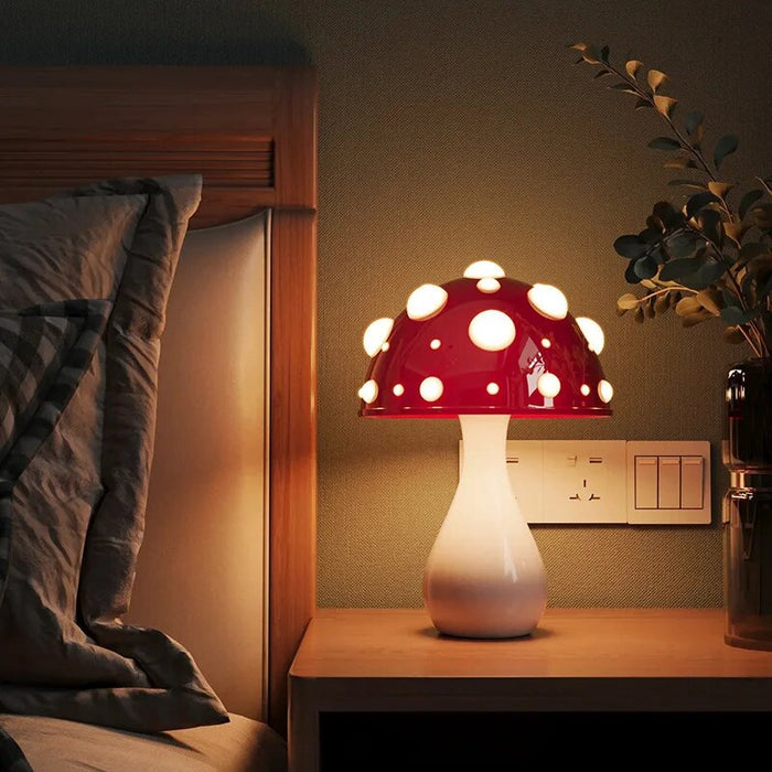 Luminara Glow | Amanita-Inspirert LED Bordlampe