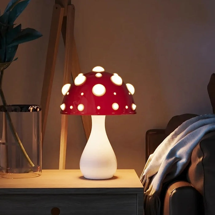 Luminara Glow | Amanita-Inspirert LED Bordlampe