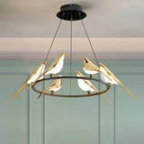 Gilded Bird Chandelier – Forvandle Ditt Interiør med Eleganse og Stil