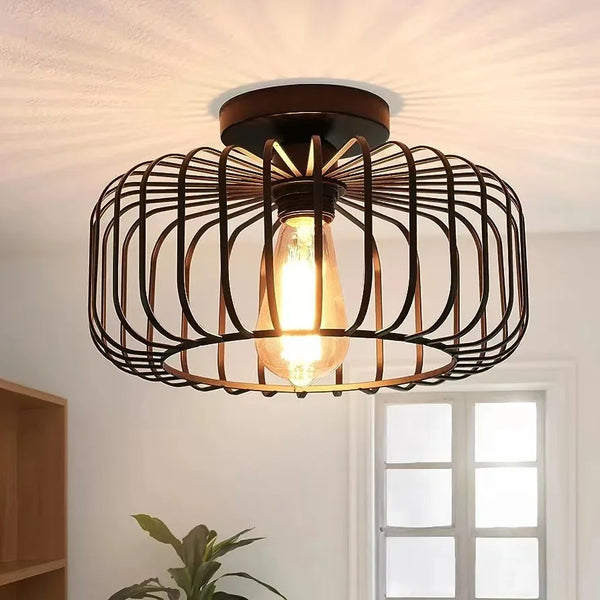 LumoCage – Moderne Taklampe Inspirert av Fugleburdesign