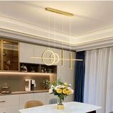 LuxeRing – Moderne Spisebordslampe med Justerbar Belysning