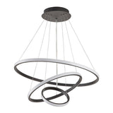 Lunaria – Moderne Taklampe med Justerbare LED-Ringer