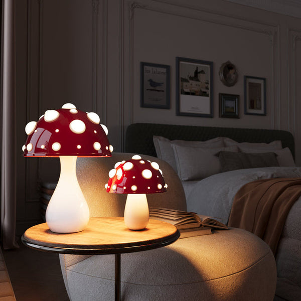 Luminara Glow | Amanita-Inspirert LED Bordlampe