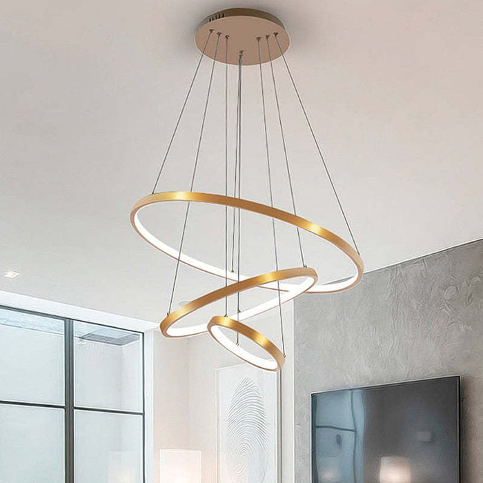 Yumanira | Moderne Taklampe med 3 Elegante Ringer