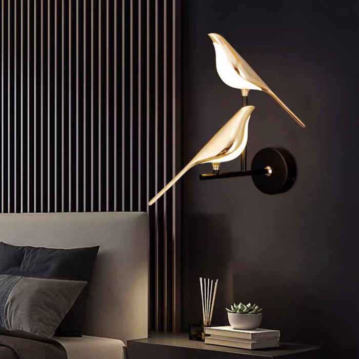 BirdGlow | Moderne Vegglampe med Fugledesign